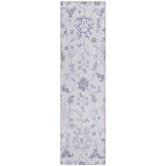 Machine Washable Indoor/Outdoor Chantille Lavender 2'3" x 7'6" Runner Rug