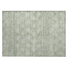 Machine Washable Indoor/Outdoor Chantille Aloe 1'8" x 2'6" Rug