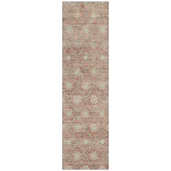 Machine Washable Indoor/Outdoor Chantille Terracotta 2'3" x 7'6" Runner Rug