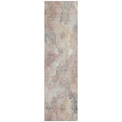 Machine Washable Indoor/Outdoor Chantille Taupe 2'3" x 7'6" Runner Rug