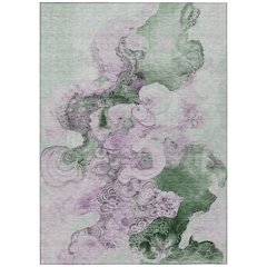 Machine Washable Indoor/Outdoor Chantille Sage 2'6" x 3'10" Rug