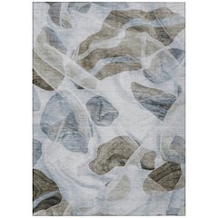 Machine Washable Indoor/Outdoor Chantille Sky 2'6" x 3'10" Rug