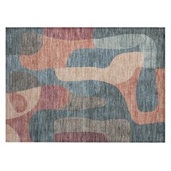 Machine Washable Indoor/Outdoor Chantille Sage 1'8" x 2'6" Rug
