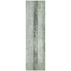 Machine Washable Indoor/Outdoor Chantille Aloe 2'3" x 7'6" Runner Rug