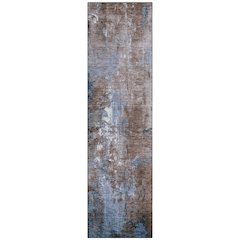 Machine Washable Indoor/Outdoor Chantille Brown 2'3" x 7'6" Runner Rug