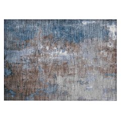 Machine Washable Indoor/Outdoor Chantille Coffee 1'8" x 2'6" Rug