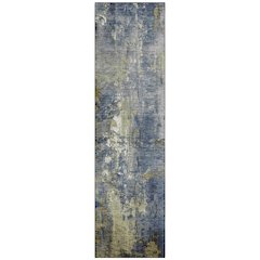 Machine Washable Indoor/Outdoor Chantille Khaki 2'3" x 7'6" Runner Rug