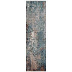Machine Washable Indoor/Outdoor Chantille Paprika 2'3" x 7'6" Runner Rug