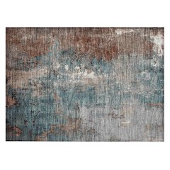 Machine Washable Indoor/Outdoor Chantille Paprika 1'8" x 2'6" Rug