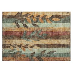Machine Washable Indoor/Outdoor Chantille Wheat 1'8" x 2'6" Rug
