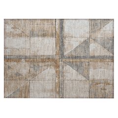 Machine Washable Indoor/Outdoor Chantille Copper 1'8" x 2'6" Rug