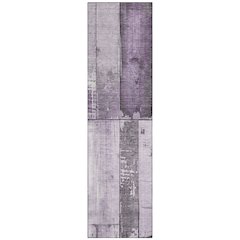 Machine Washable Indoor/Outdoor Chantille Purple 2'3" x 7'6" Runner Rug