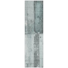Machine Washable Indoor/Outdoor Chantille Seafoam 2'3" x 7'6" Runner Rug