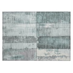 Machine Washable Indoor/Outdoor Chantille Seafoam 1'8" x 2'6" Rug