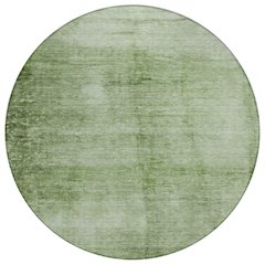 Machine Washable Indoor/Outdoor Chantille Aloe 8' x 8' Round Rug
