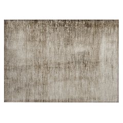 Machine Washable Indoor/Outdoor Chantille Beige 1'8" x 2'6" Rug