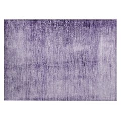 Machine Washable Indoor/Outdoor Chantille Purple 1'8" x 2'6" Rug