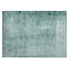Machine Washable Indoor/Outdoor Chantille Teal 1'8" x 2'6" Rug