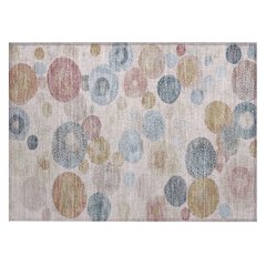 Machine Washable Indoor/Outdoor Chantille Blush 1'8" x 2'6" Rug