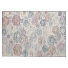 Machine Washable Indoor/Outdoor Chantille Peach 1'8" x 2'6" Rug
