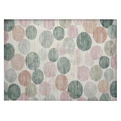 Machine Washable Indoor/Outdoor Chantille Salmon 1'8" x 2'6" Rug