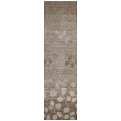 Machine Washable Indoor/Outdoor Chantille Taupe 2'3" x 7'6" Runner Rug