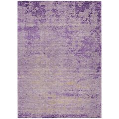 Machine Washable Indoor/Outdoor Chantille Purple 2'6" x 3'10" Rug