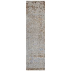 Machine Washable Indoor/Outdoor Chantille Taupe 2'3" x 7'6" Runner Rug