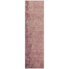 Machine Washable Indoor/Outdoor Chantille Coral 2'3" x 7'6" Runner Rug
