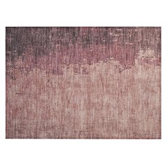 Machine Washable Indoor/Outdoor Chantille Coral 1'8" x 2'6" Rug