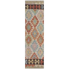 Machine Washable Indoor/Outdoor Chantille Paprika 2'3" x 7'6" Runner Rug