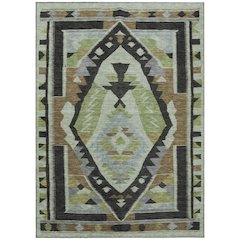 Machine Washable Indoor/Outdoor Chantille Brown 2'6" x 3'10" Rug