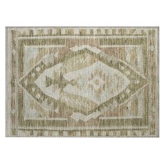 Machine Washable Indoor/Outdoor Chantille Linen 1'8" x 2'6" Rug