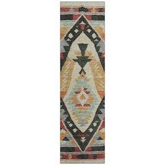 Machine Washable Indoor/Outdoor Chantille Red 2'3" x 7'6" Runner Rug