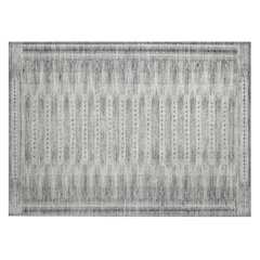 Machine Washable Indoor/Outdoor Chantille Gray 1'8" x 2'6" Rug