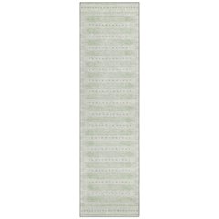 Machine Washable Indoor/Outdoor Chantille Sage 2'3" x 7'6" Runner Rug
