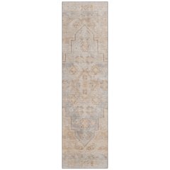 Machine Washable Indoor/Outdoor Chantille Copper 2'3" x 7'6" Runner Rug