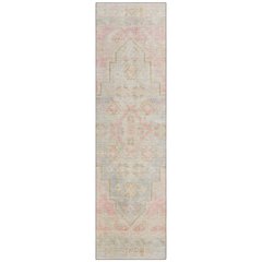 Machine Washable Indoor/Outdoor Chantille Pink 2'3" x 7'6" Runner Rug