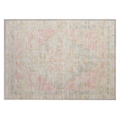 Machine Washable Indoor/Outdoor Chantille Pink 1'8" x 2'6" Rug