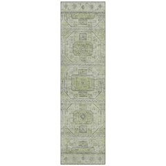 Machine Washable Indoor/Outdoor Chantille Aloe 2'3" x 7'6" Runner Rug