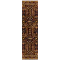 Machine Washable Indoor/Outdoor Chantille Paprika 2'3" x 7'6" Runner Rug