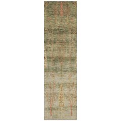 Machine Washable Indoor/Outdoor Chantille Aloe 2'3" x 7'6" Runner Rug