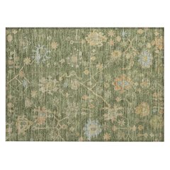 Machine Washable Indoor/Outdoor Chantille Fern 1'8" x 2'6" Rug