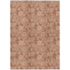 Machine Washable Indoor/Outdoor Chantille Terracotta 2'6" x 3'10" Rug
