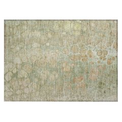 Machine Washable Indoor/Outdoor Chantille Aloe 1'8" x 2'6" Rug