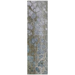 Machine Washable Indoor/Outdoor Chantille Brown 2'3" x 7'6" Runner Rug