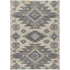 Machine Washable Indoor/Outdoor Chantille Beige 2'6" x 3'10" Rug