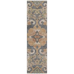 Machine Washable Indoor/Outdoor Chantille Terracotta 2'3" x 7'6" Runner Rug