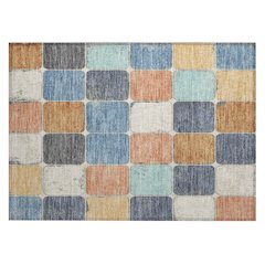 Machine Washable Indoor/Outdoor Chantille Rust 1'8" x 2'6" Rug