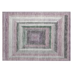 Machine Washable Indoor/Outdoor Chantille Blush 1'8" x 2'6" Rug